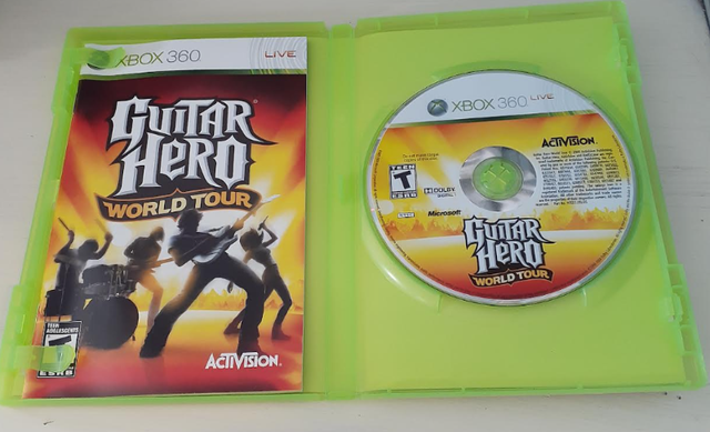 Microsoft XBox 360 Guitar Hero World Tour - complete - pristine64534649441795122