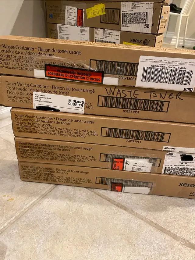 Xerox OEM printer Toners, Drums, Waste Cartridges, Fusers  - Pri in Printers, Scanners & Fax in Markham / York Region - Image 3