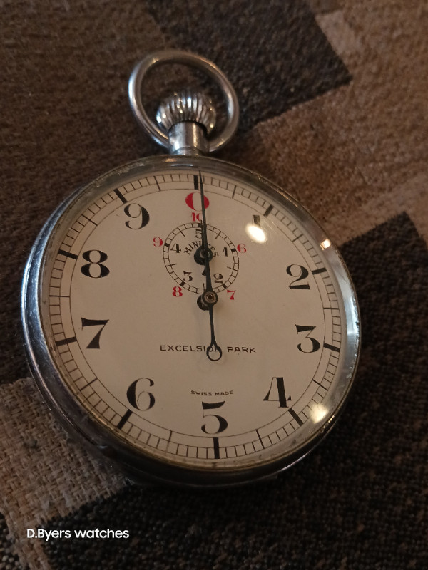 Excelsior Park Military Pocket Watch Artillery Timer in Jewellery & Watches in Belleville