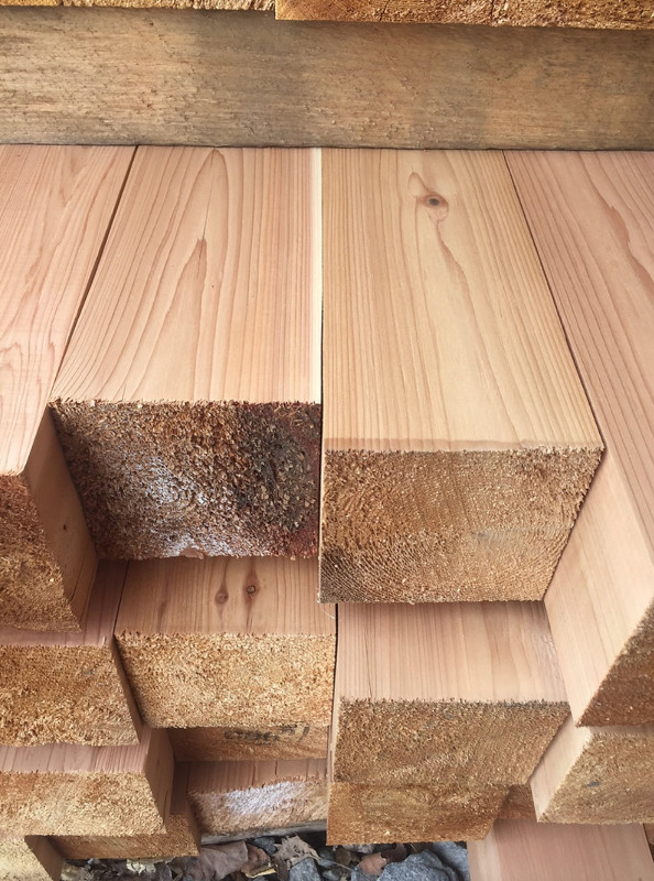 6x6 Western Red Cedar Posts | Decks & Fences | Oakville / Halton Region ...