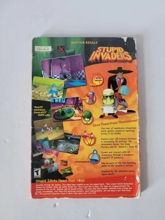 Stupid Invaders PC (2000) - Édition Originale - Complet 4 CD in PC Games in City of Montréal - Image 3