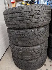 265/60 r18 Goodyear Wrangler Fortitude HT All season tires.