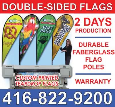 Custom Printed Outdoor Indoor Advertising Flags Feather Teardrop, View more