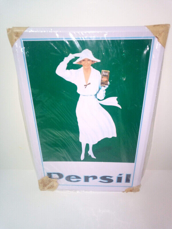 Persil Cleaning Detergent Tin Sign New in Wrapping in Arts & Collectibles in Winnipeg