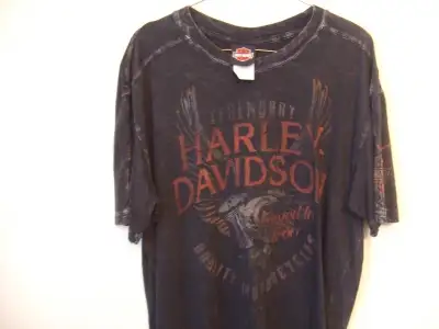 Harley Davidson T-shirts, riding glasses, gloves