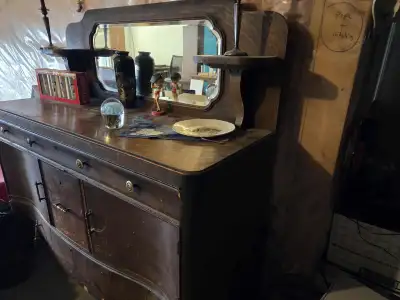 Antique china cabinet 250 OBO.Serious inquiries only.As is where is.P.M. only.Must pick up in West K...