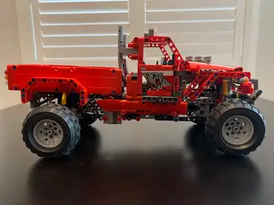 Retired Lego Customized Pick up Truck. Like new, 100% assembled and complete. Comes with instruction...