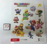 SUPER MARIO BROS 30TH ANNIVERSARY PROMO PIN & STICKER SHEET