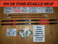Ensembles de ski de fond écaille SKI NEUF 185 190 195 200 205 cm