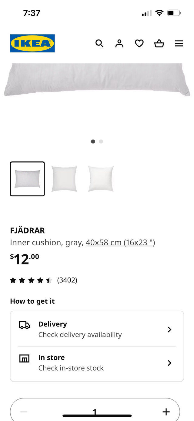 IKEA pillow inner - NEW in Home Décor & Accents in Saskatoon - Image 4