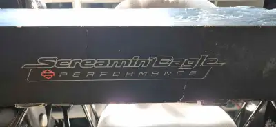 Upgrade your ride with these authentic Harley-Davidson Screamin' Eagle 4.5" ST. Canon Chrome Muffler...