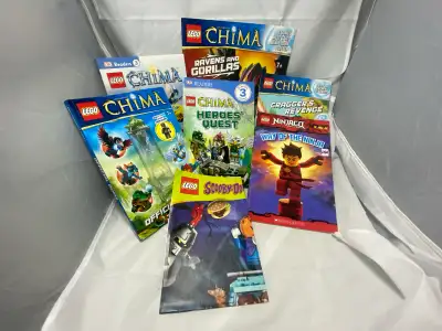 Dive into the adventurous world of Lego with this exclusive lot featuring five books from the Lego L...