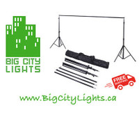 BRAND NEW! - Backdrop support kit - 2 stands and Crossbar!