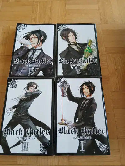 4- Black Butler manga series by Yana Tobosso, View more