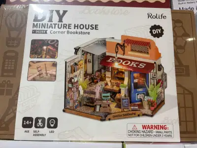 Rolife DIY Miniature House Kit  1:20 Scale Bookstore, View more