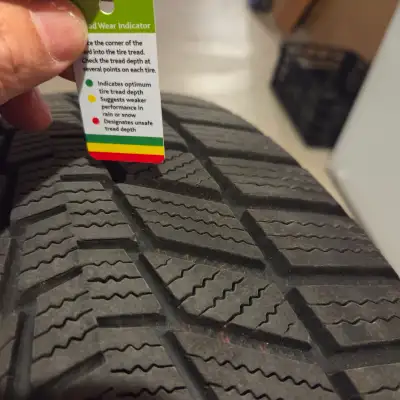 Continental WinterContact SI Plus 235/50R18. Excellent condition. Tread about 8mm ledt