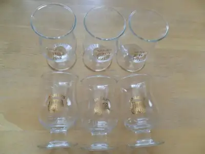 6 Bailey's Glasses. 3 1/4"H. $15. Ex condition. No cracks or chi, View more