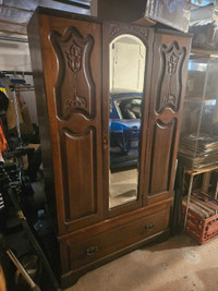Big wooden armoire 