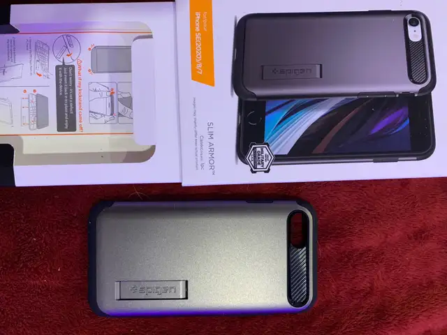 Spigen Slim Armor iPhone SE Case in Cell Phone Accessories in London - Image 2