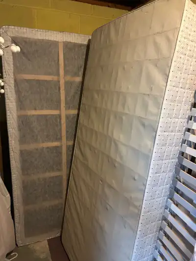 Two free twin-sized box springs, View more