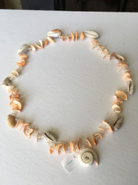 Nautilus Sea Shell Glass Necklace