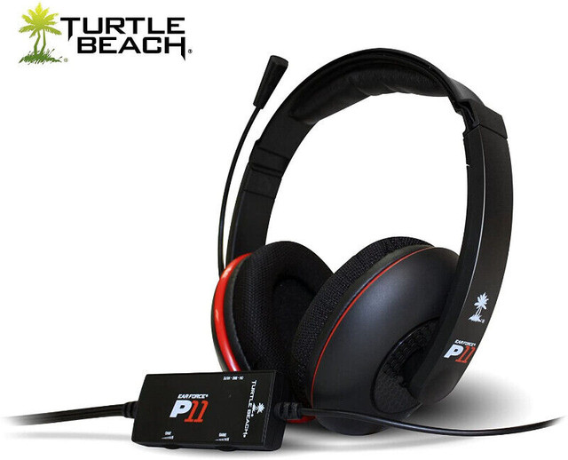 casque Game TurtleBeach EarForce P11 dans Haut-parleurs, écouteurs et micros  à Ville de Montréal