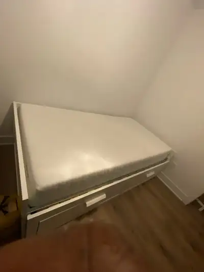 Lit d’appoint IKEA BRIMNES - 2 tiroirs, 2 matelas, View more