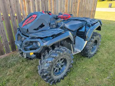 Selling a 2014 Can-Am Outlander 1000 XTP, has power steering, rad relocate, Fox Shocks, 30" STI Outb...