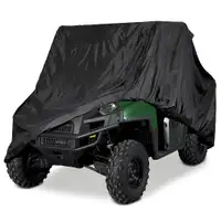 Deluxe Black UTV Cover Fits To 120"L W/ Roll Cage - Waterproof