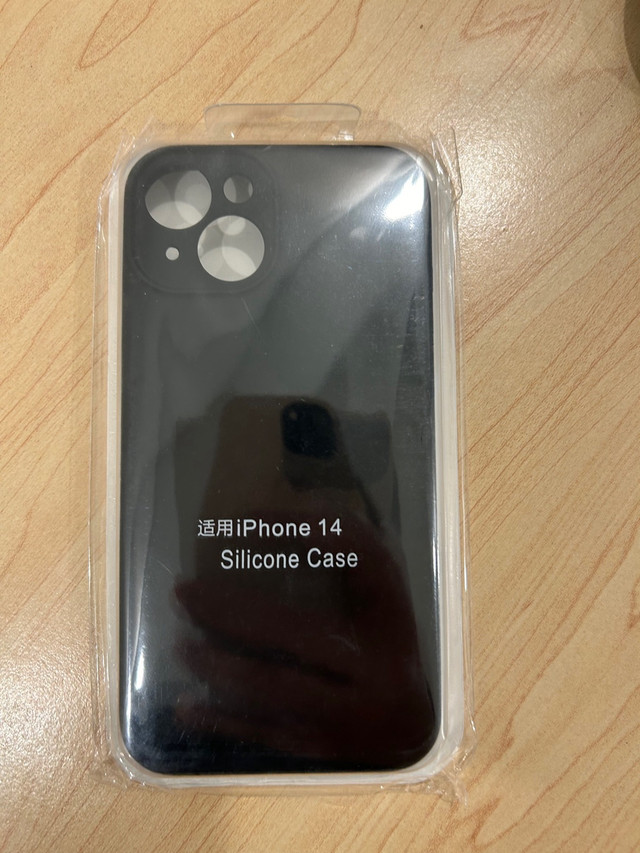 iPhone 14 Black Silicon Case Brand New in Cell Phone Accessories in Oakville / Halton Region