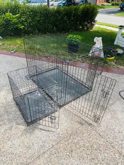 XL dog cage and Small dog cage, View more