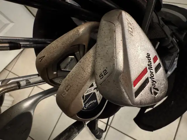 Taylor made golf club set with bag (right handed) in Golf in Markham / York Region - Image 10