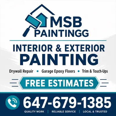 Interior/Exterior Painting, Drywall Repair & Garage , View more