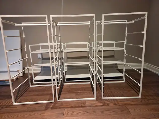 IKEA ELVARLI Modular Wardrobe System – White – 3 Units in Dressers & Wardrobes in Markham / York Region - Image 7