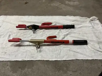 2 Steering Wheel ‘The Club’ locking devices, 1 of them the LX. New $40-$100 plus tax. Both in perfec...