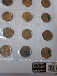 2011- Canadian Legendary Nature Circulation 25 cent 12 pack