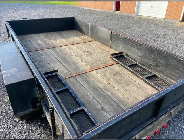 Remorque tandem 7000lbs avec rampes en acier. in Cargo & Utility Trailers in Drummondville - Image 4