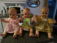 poupées 50.00 chacune--vintage