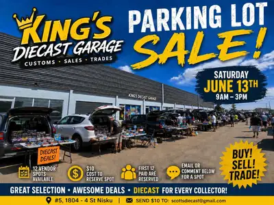 Hot Wheels & Diecast Parking lot Sale!, View more