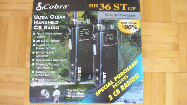 Ensemble de 2 CB Cobra HH 36 ST,40 canaux. dans Appareils électroniques  à Laval/Rive Nord