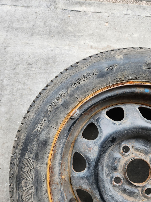 Two 14in steel wheels in Tires & Rims in Edmonton - Image 3