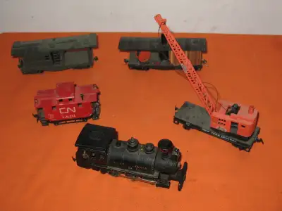 HO Scale Train Model Railroad Items 110V Electric - Older Models - All as seen. -Vintage. - -- Seen...