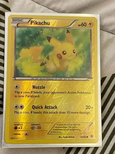 Pikachu Pokemon Card, View more