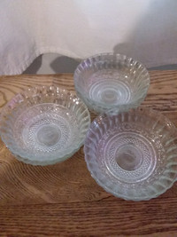 6  Small glass bowls