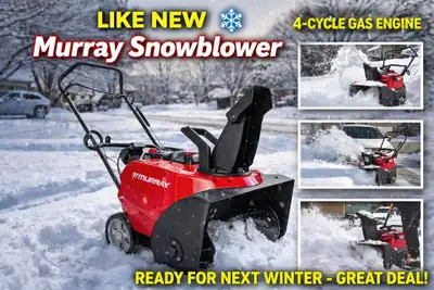 Murray 22” Snowblower – Electric Start – Garage Kept, View more