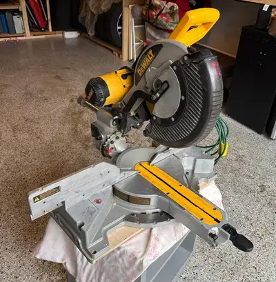 Dewalt 12" Sliding Dual Bevel Miter Saw DW718, View more