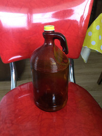 VINTAGE PUREX BLEACH Glass Bottle with Cap....and Handle