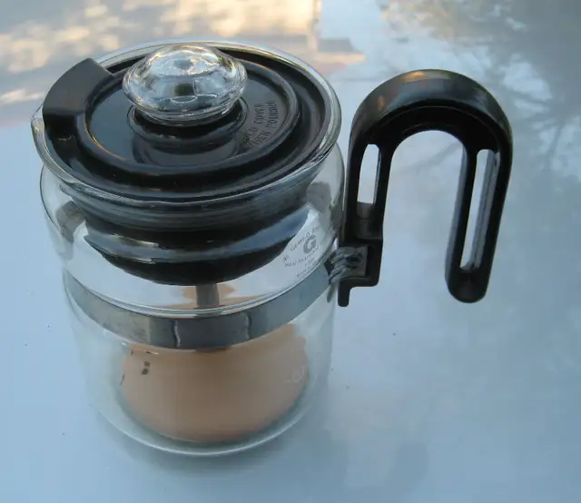 Gemco Coffee PERCOLATOR Vintage Glass 2-4 Cups Stovetop