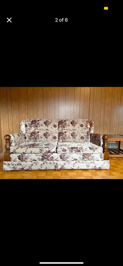 Vintage sofa pull out bed, View more