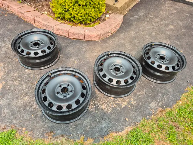 VW GOLF 16 inch  steel rims  4 FOR $100.00 in Tires & Rims in St. John's - Image 3